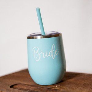 Maars Bride Tumbler, Tiffany Blue, Like New
